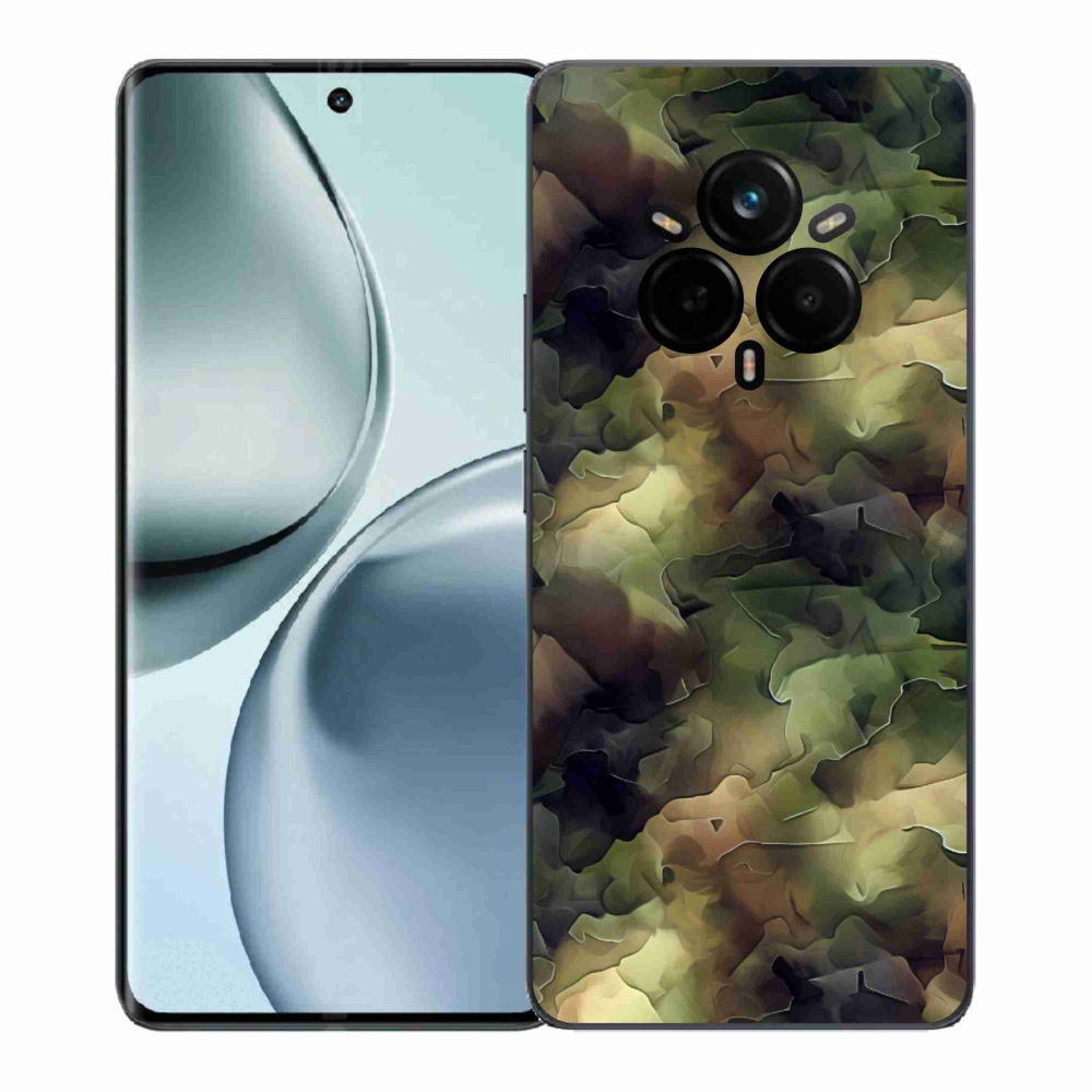 Gelový kryt mmCase na Realme 14 Pro+ 5G - maskáčový vzor 10