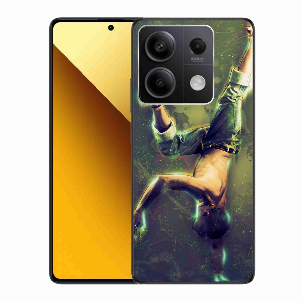 Gelový kryt mmCase na Xiaomi Redmi Note 13 5G - breakdance