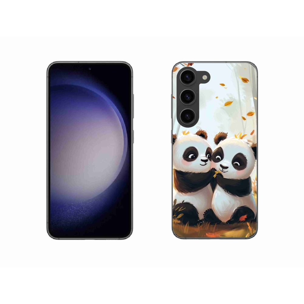 Gelový kryt mmCase na Samsung Galaxy S23 5G - pandy