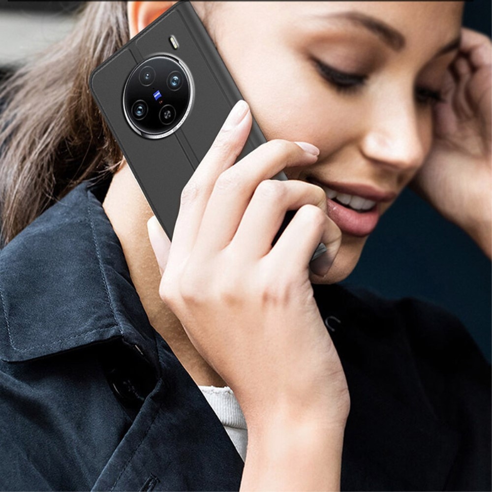 DUX knížkové pouzdro na Vivo X100 Pro 5G - černé