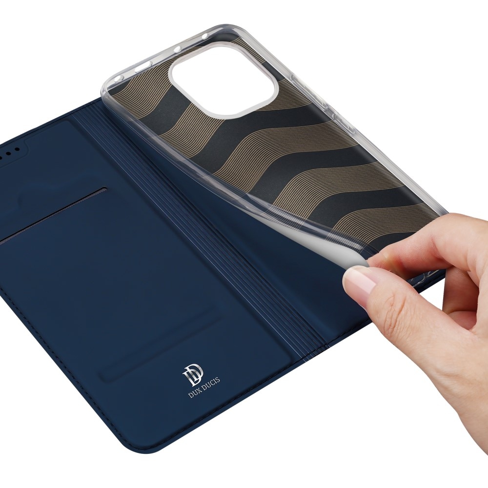 DUX knížkové pouzdro na Xiaomi Redmi Note 14 5G - tmavěmodré