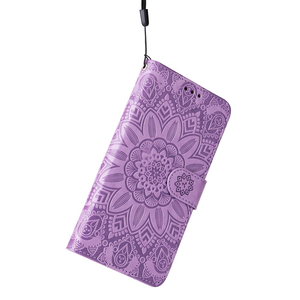 Sunflower knížkové pouzdro na Xiaomi Redmi Note 14S/Note 13 Pro 4G/Poco M6 Pro - fialové