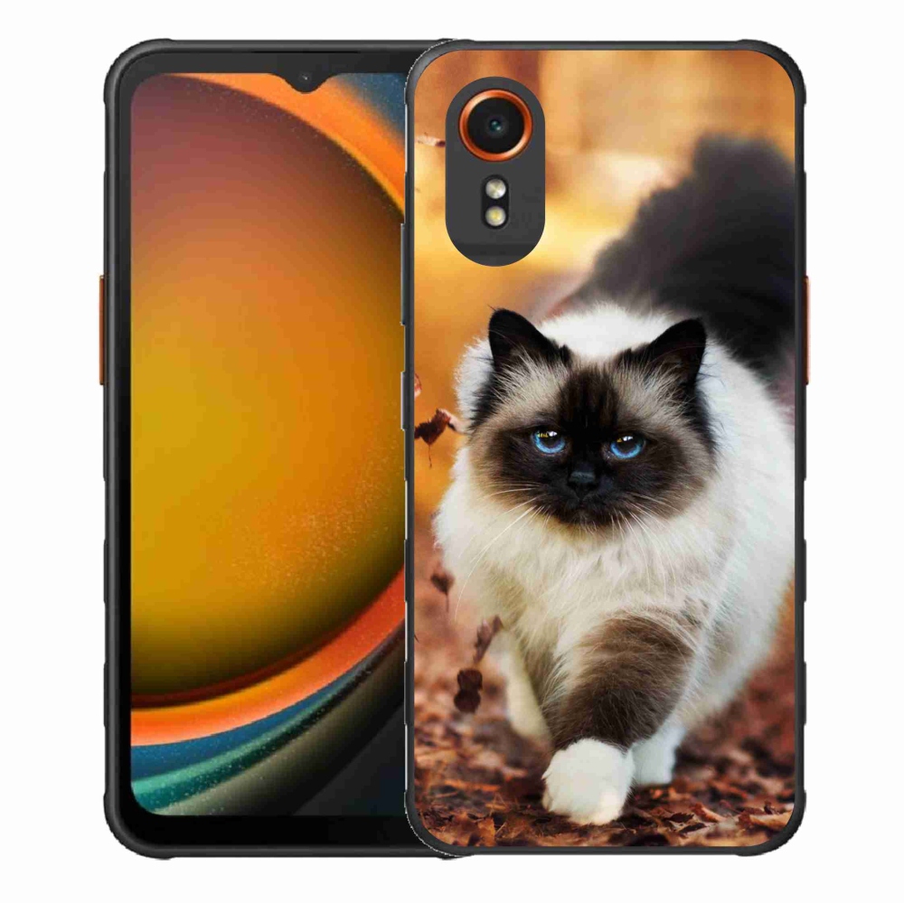 Gelový obal mmCase na Samsung Galaxy Xcover 7 - kočka