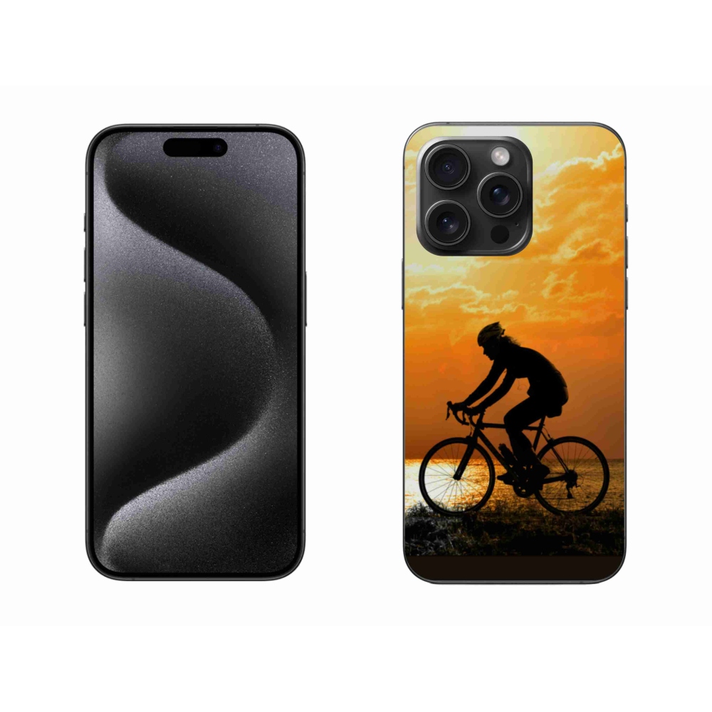 Gelový kryt mmCase na iPhone 15 Pro Max - cyklovýlet
