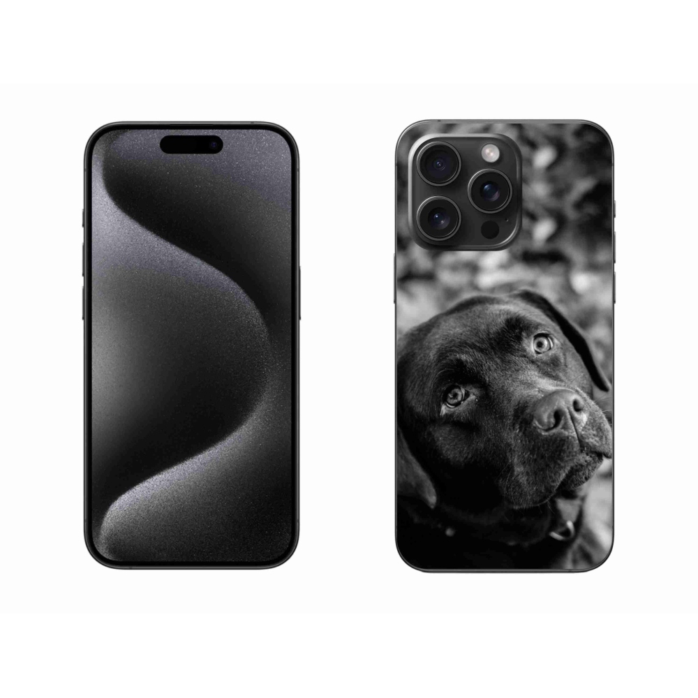 Gelový obal mmCase na iPhone 15 Pro Max - labrador