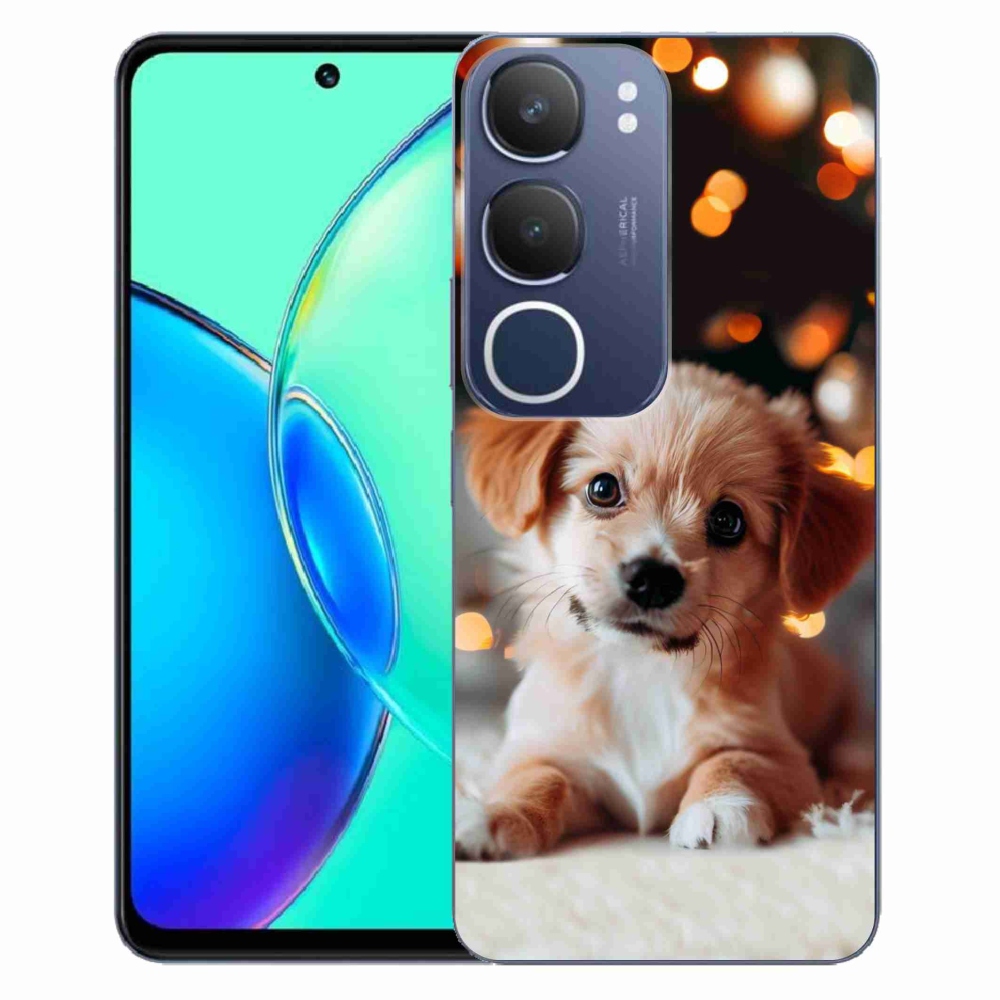 Gelový kryt mmCase na Vivo Y19s - štěňátko