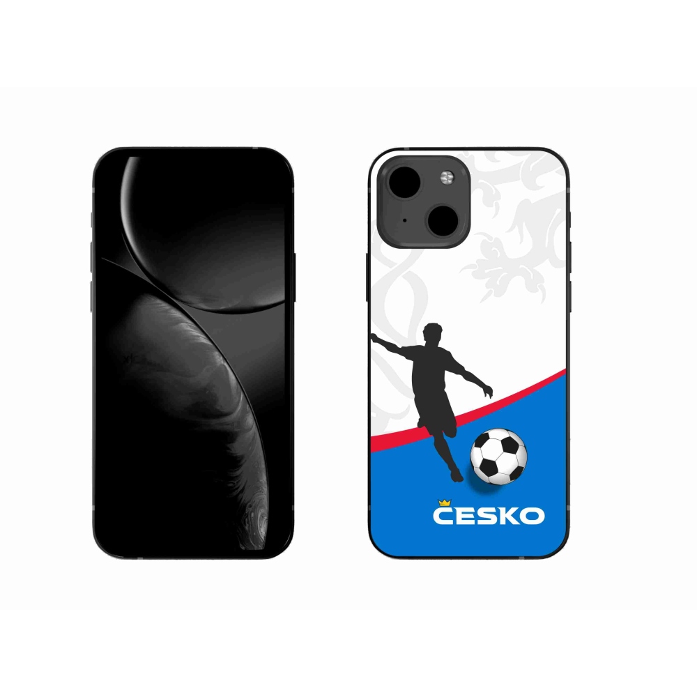 Gelový kryt mmCase na iPhone 13 6.1 - fotbal Česko 1