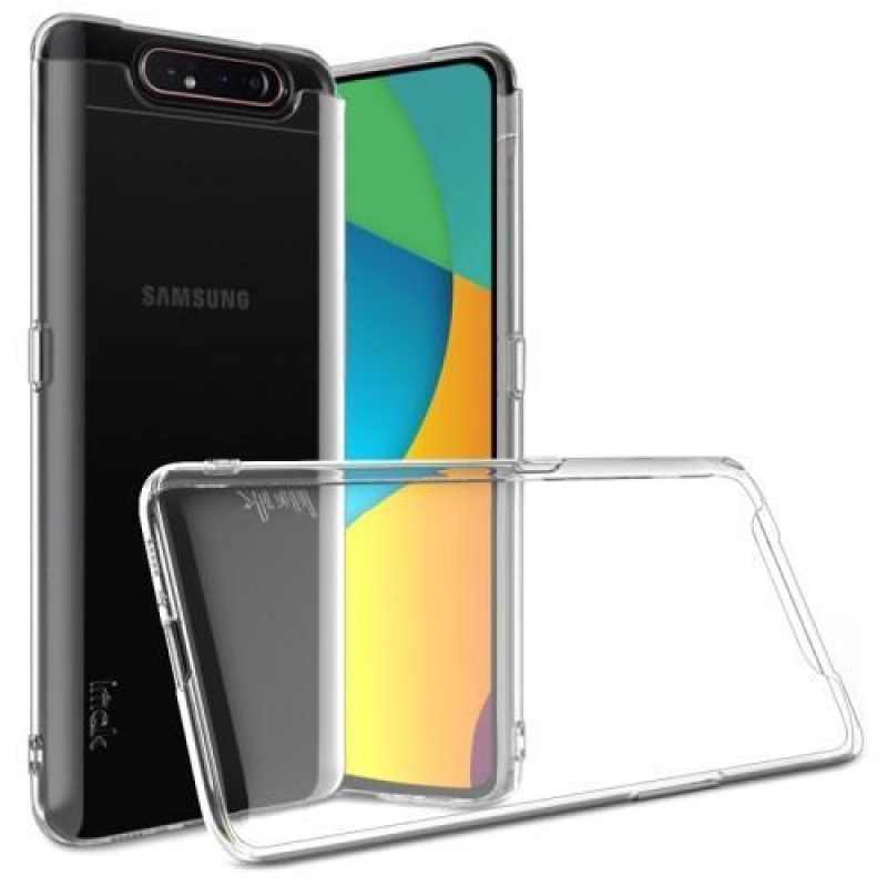 IMAK gelový obal na mobil Samsung Galaxy A80 - průhledný