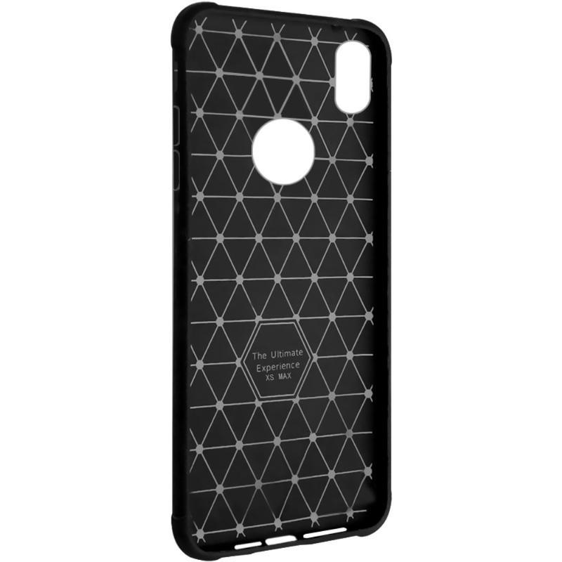 IMAK odolný gelový obal na mobil iPhone XS Max - černý