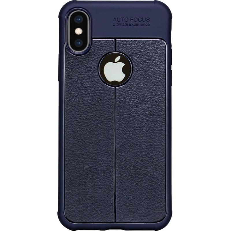 IMAK odolný gelový obal na mobil iPhone XS Max - modrý