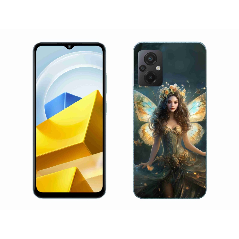 Gelový kryt mmCase na Xiaomi Poco M5 4G - motýlí žena
