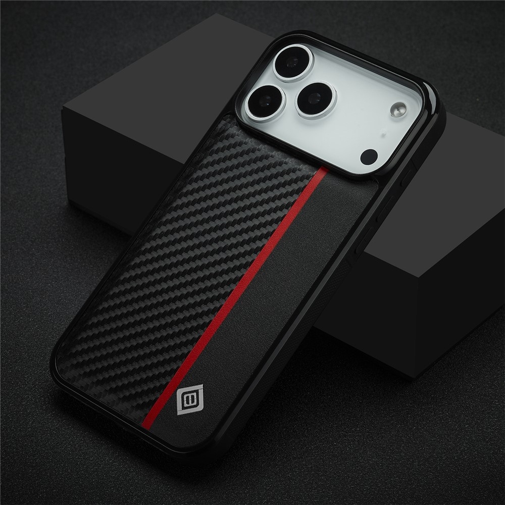 IMEEKE odolný gelový obal na iPhone 18 Pro Max/17 Pro Max - černý/červený