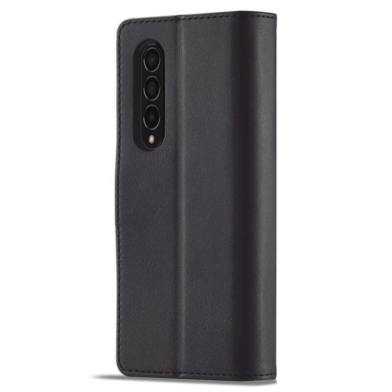 IMEEKE PU kožené pouzdro na mobil Samsung Galaxy Z Fold4 5G - černé