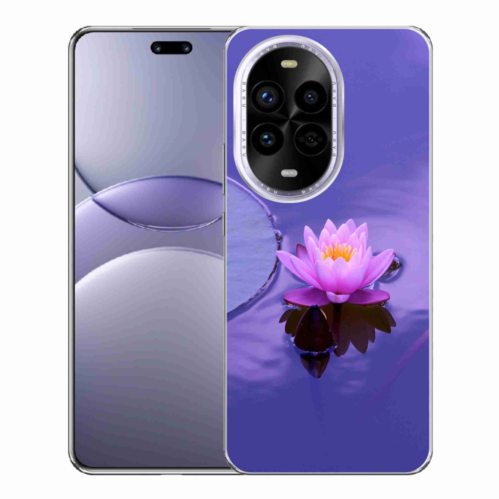 Gelový kryt mmCase na Huawei Nova 13 Pro 5G - květ na hladině
