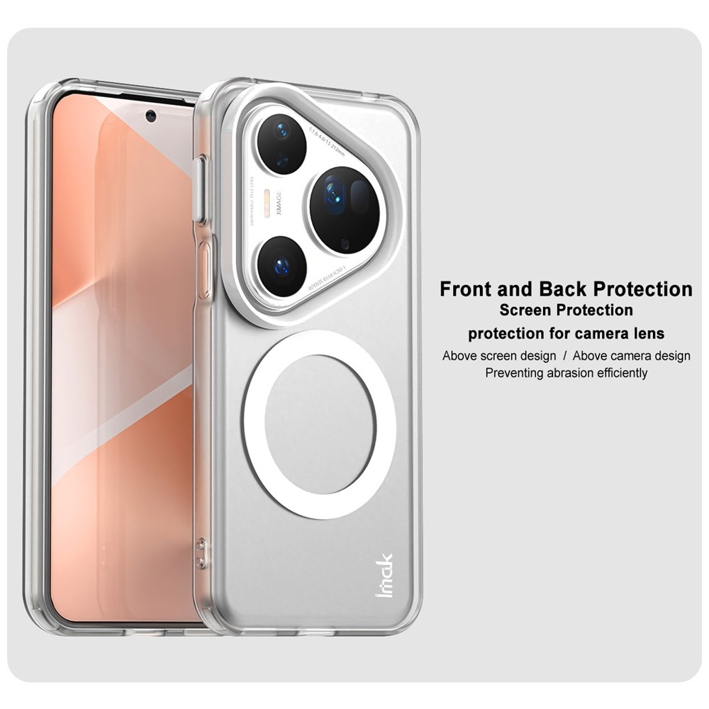 IMK candy gelový obal s MagSafe na Huawei Pura 80 Ultra - bílý