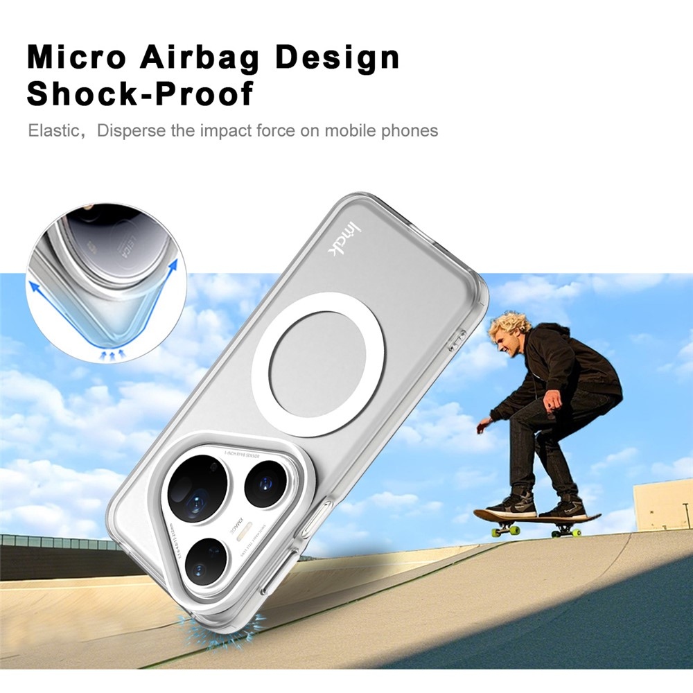 IMK candy gelový obal s MagSafe na Huawei Pura 80 Ultra - bílý