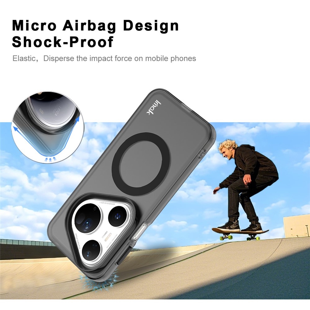 IMK candy gelový obal s MagSafe na Huawei Pura 80 Ultra - černý