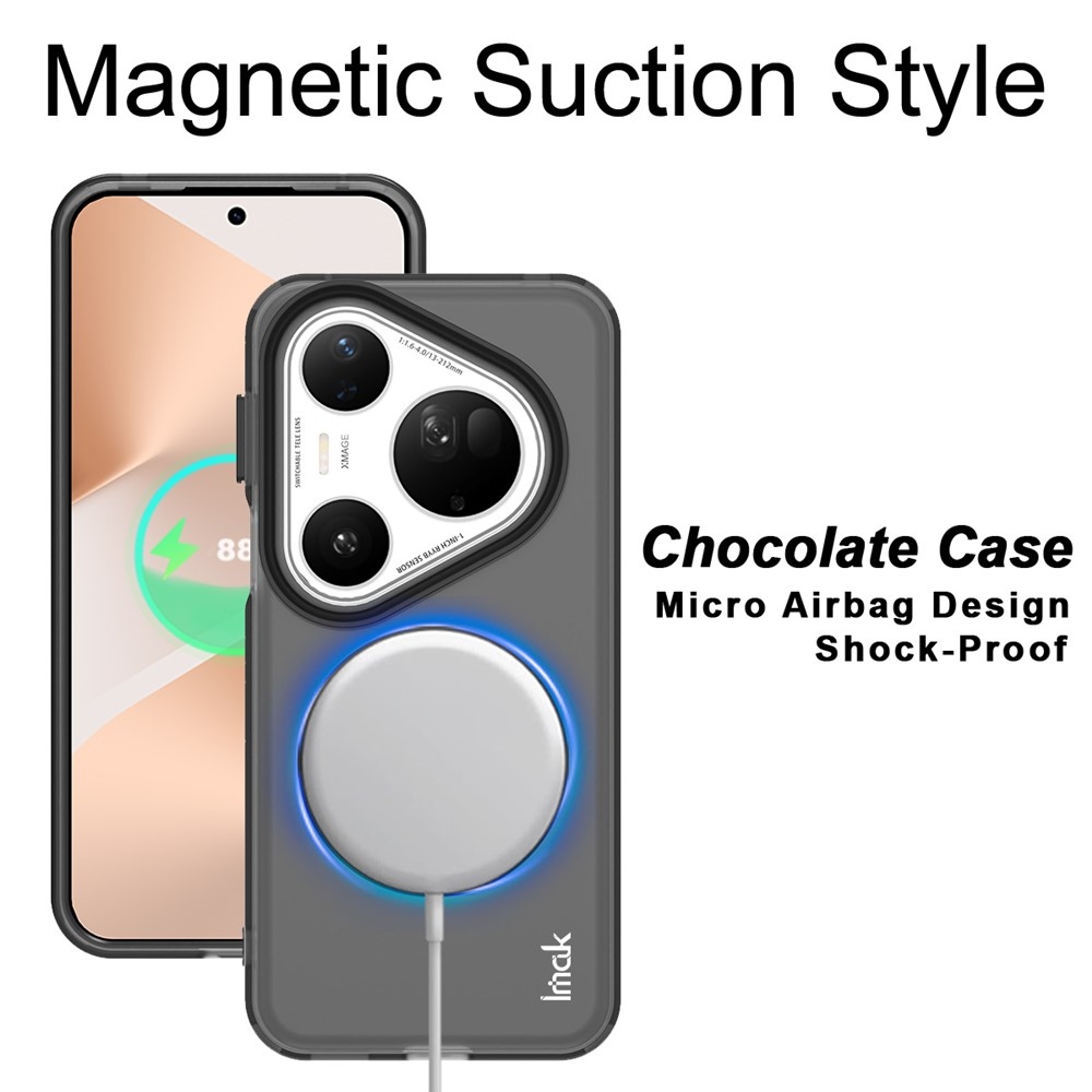 IMK candy gelový obal s MagSafe na Huawei Pura 80 Ultra - černý