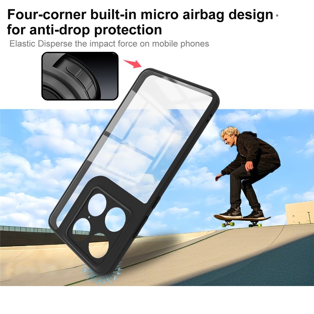 IMK gelový obal s pevnými zády na Motorola Signature 5G - černý