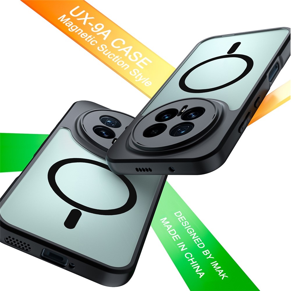 IMK gelový obal s podporou MagSafe na Honor Magic 8 Pro 5G - černý