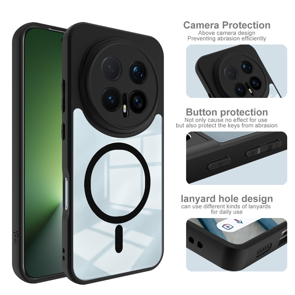 IMK gelový obal s podporou MagSafe na Honor Magic 8 Pro 5G - černý