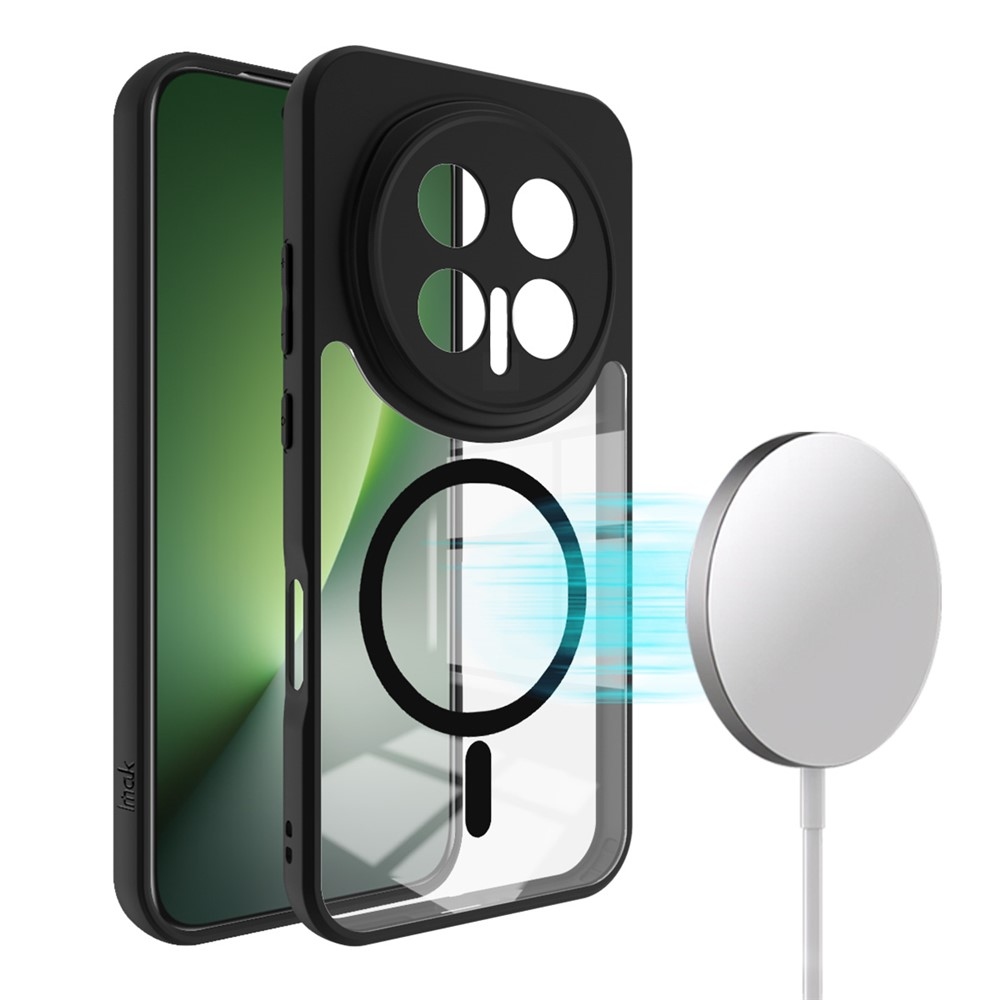 IMK gelový obal s podporou MagSafe na Honor Magic 8 Pro 5G - černý