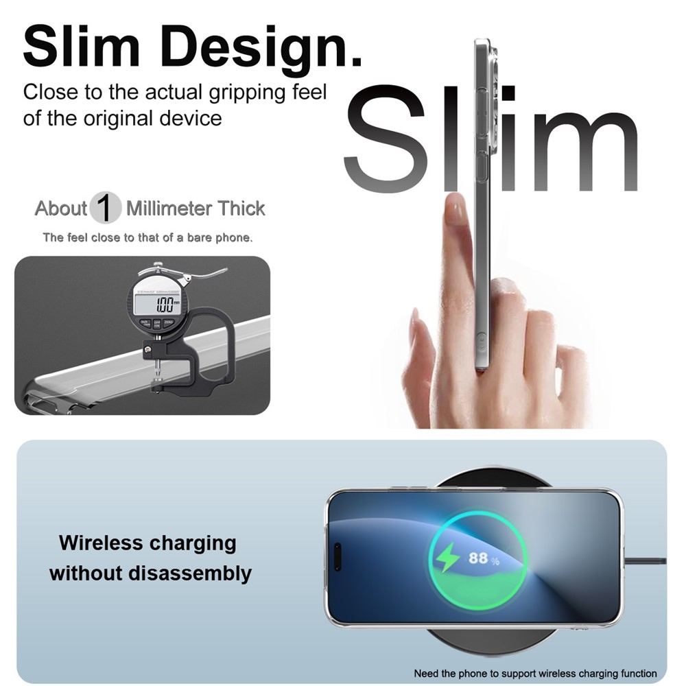 IMK průhledný gelový obal na Honor Magic 8 Pro 5G - průhledný