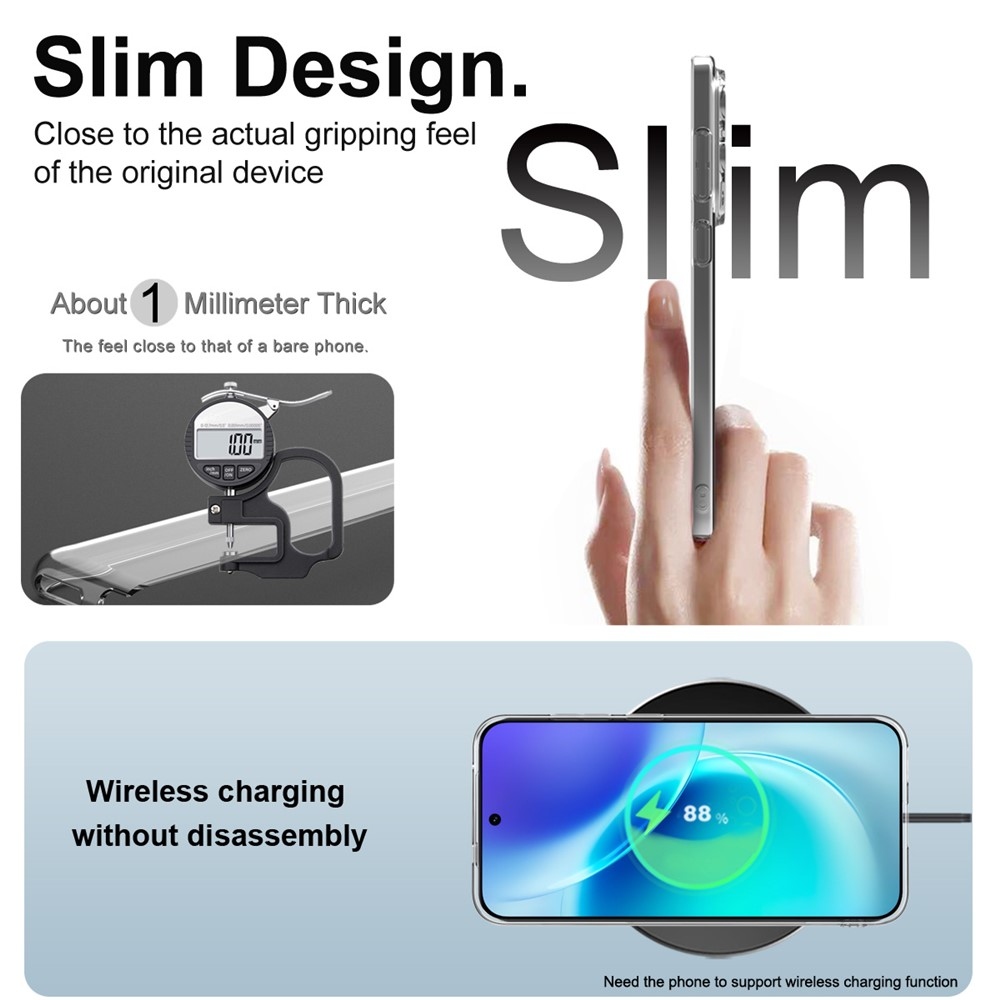 IMK průhledný gelový obal na mobil Vivo X300 5G