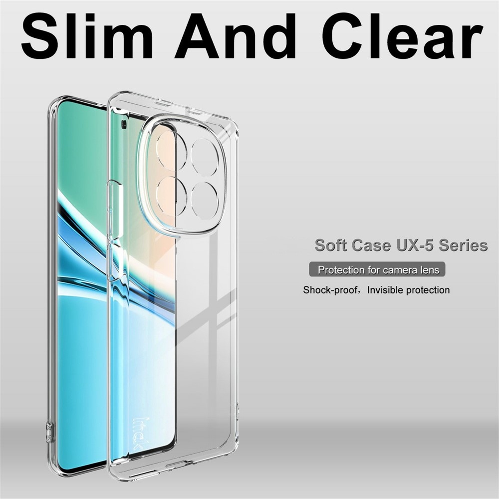 IMK průhledný gelový obal na Xiaomi Poco M8 5G/Redmi Note 15 5G - průhledný