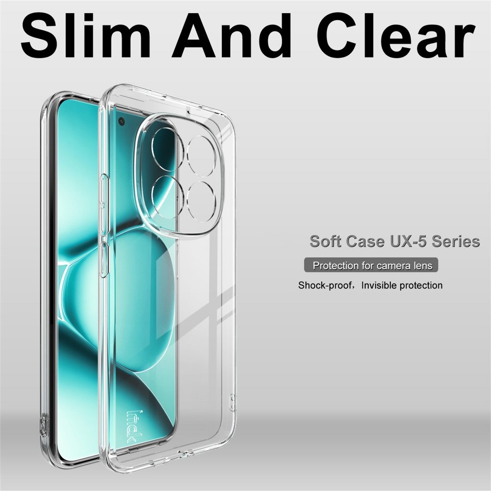 IMK průhledný gelový obal na Xiaomi Redmi Note 15 Pro+ 5G - průhledný