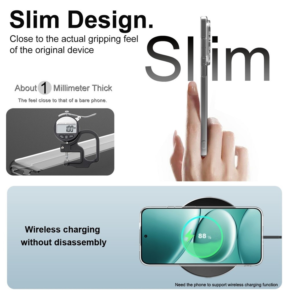 IMK průhledný gelový obal s vyztuženými rohy na mobil Xiaomi Redmi Note 15 Pro 5G - průhledný