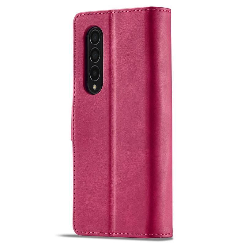 IMK PU kožené pouzdro pro mobil Samsung Galaxy Z Fold4 5G - rose