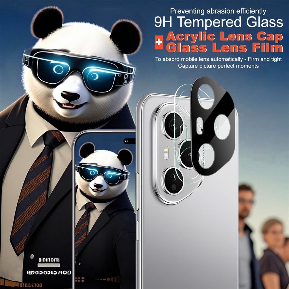 IMK sklo čočky fotoaparátu na Honor 400 Pro - černé