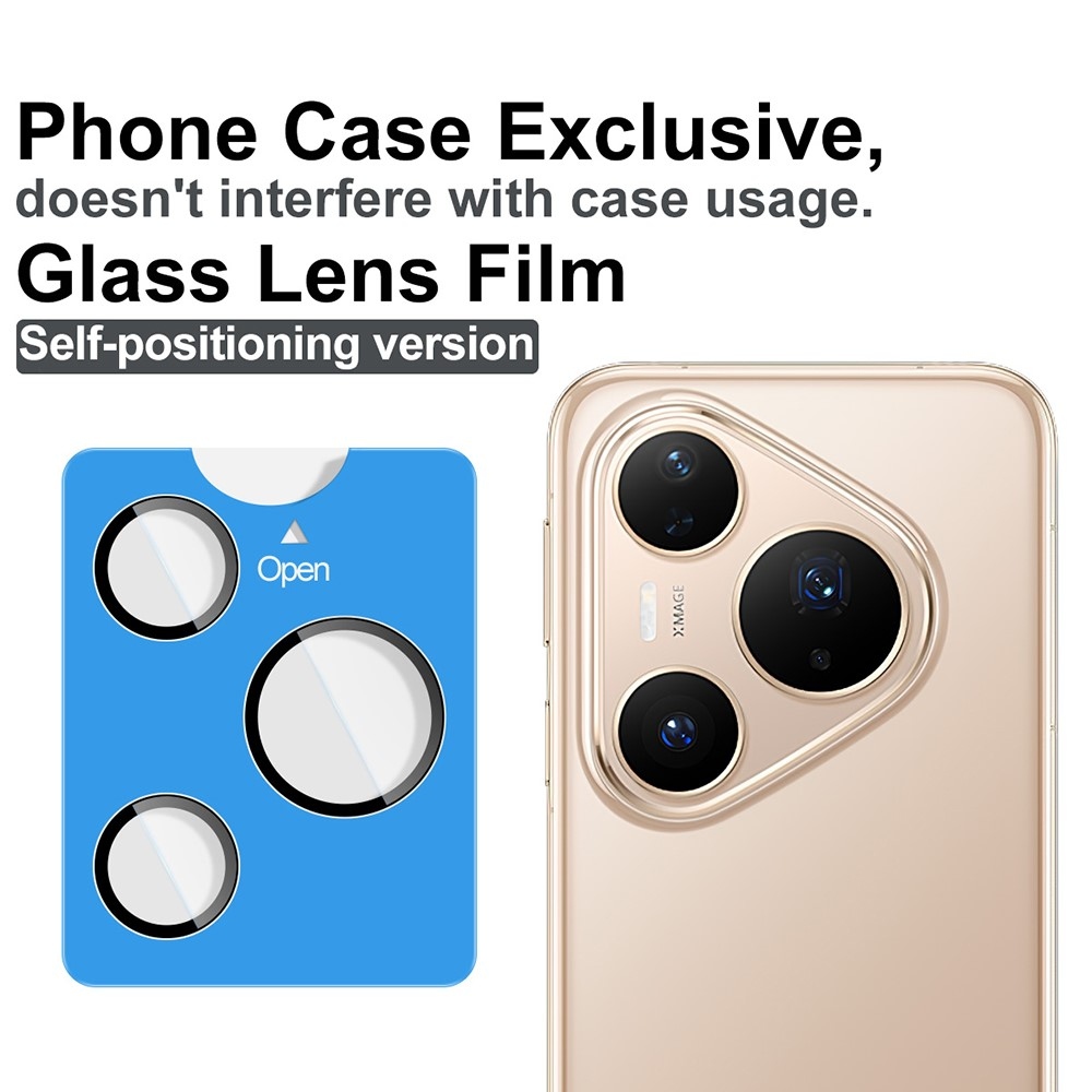 IMK sklo čočky fotoaparátu na Huawei Pura 80 Pro (samostatná skla) s aplikačním rámečkem