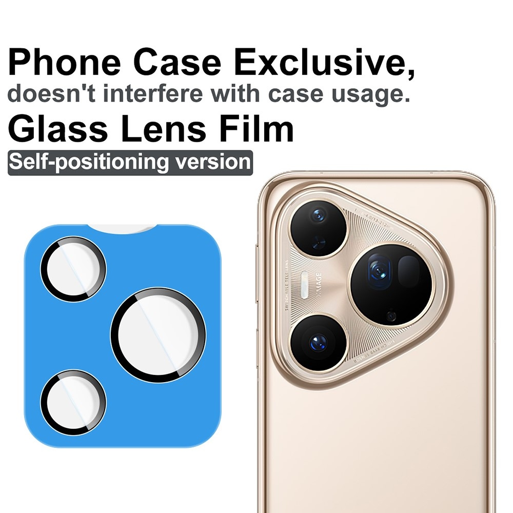 IMK sklo čočky fotoaparátu na Huawei Pura 80 Ultra (samostatná skla) s aplikačním rámečkem