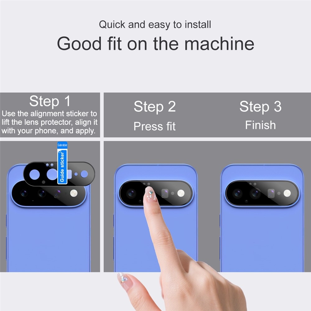 IMK sklo čočky fotoaparátu na mobil Google Pixel 11 - černé