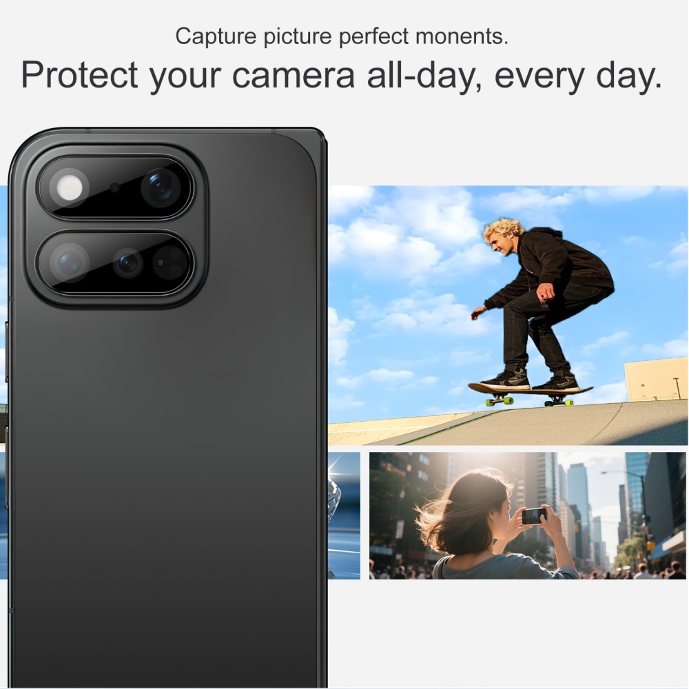 IMK sklo čočky fotoaparátu na mobil Google Pixel 11 Pro Fold - černé