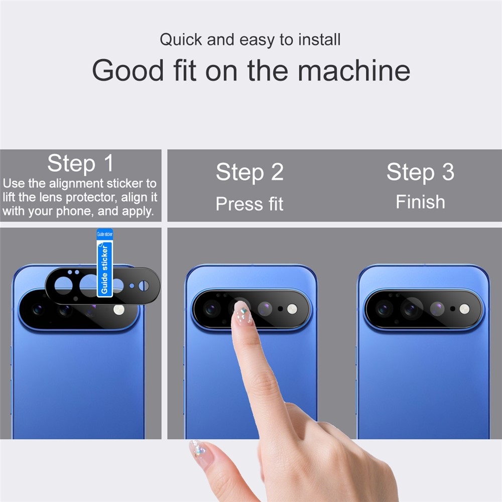 IMK sklo čočky fotoaparátu na mobil Google Pixel 11 Pro XL - černé