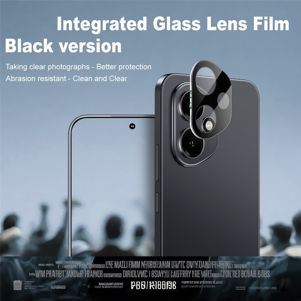 IMK sklo čočky fotoaparátu na mobil Honor 400 - černé