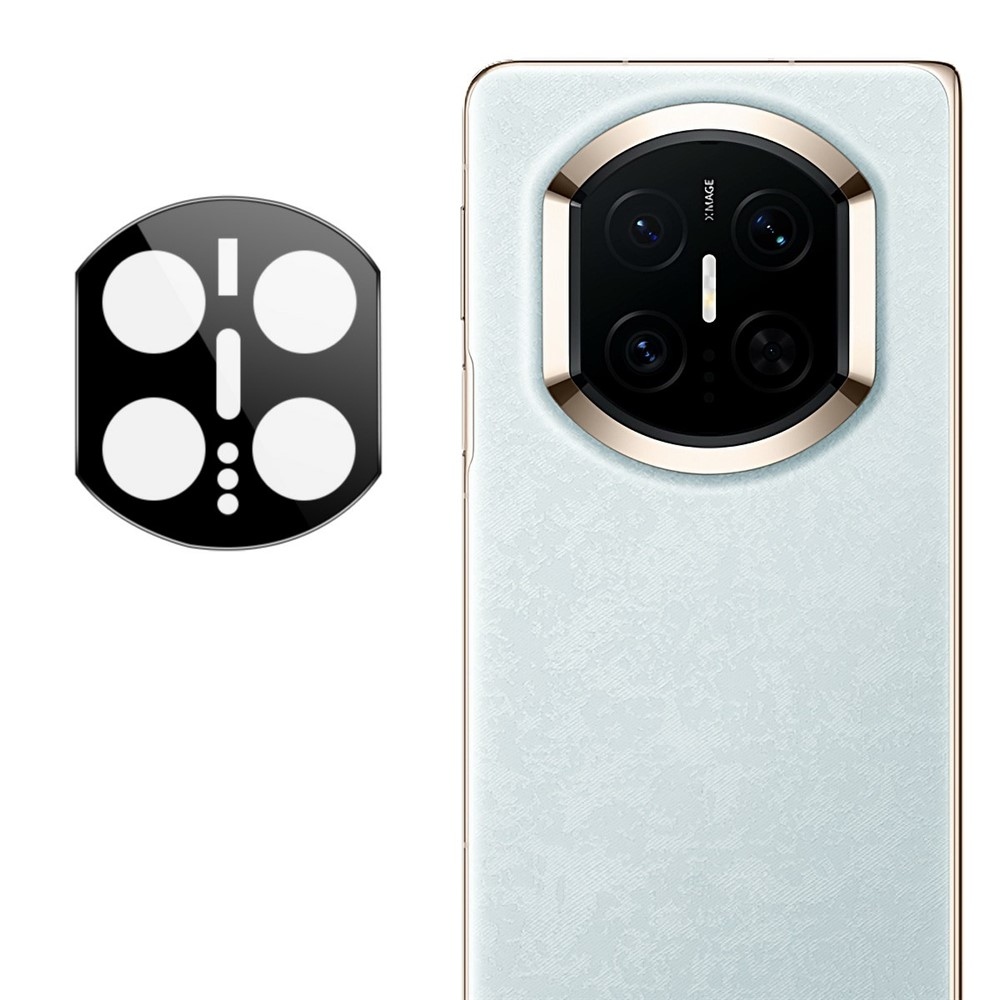 IMK sklo čočky fotoaparátu na mobil Huawei Mate X7 s aplikačním rámečkem - černé