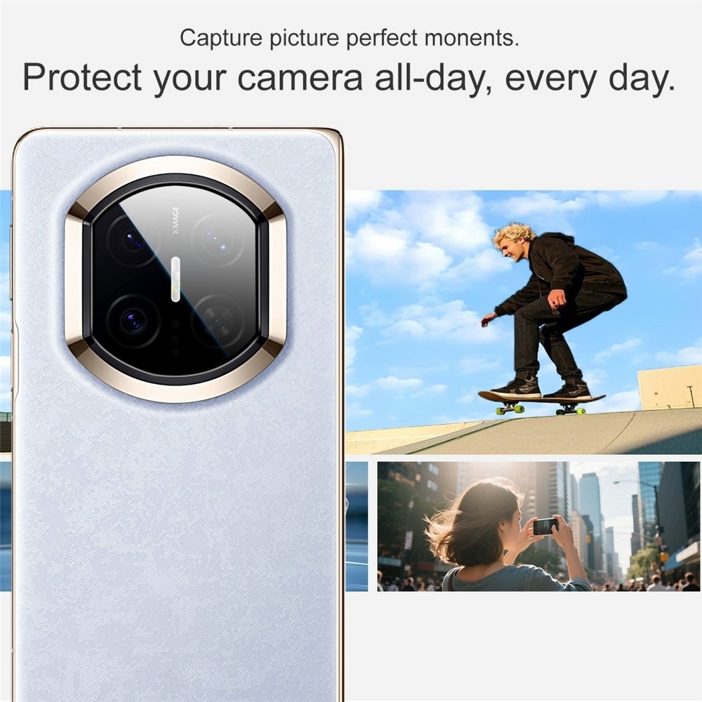 IMK sklo čočky fotoaparátu na mobil Huawei Mate X7 s aplikačním rámečkem