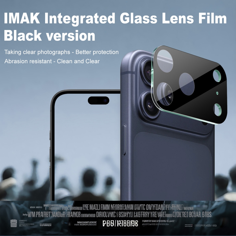 IMK sklo čočky fotoaparátu na mobil iPhone 18 Pro Max - černé