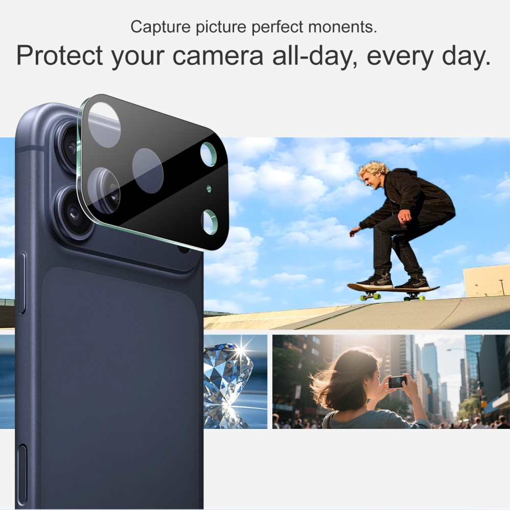 IMK sklo čočky fotoaparátu na mobil iPhone 18 Pro Max - černé