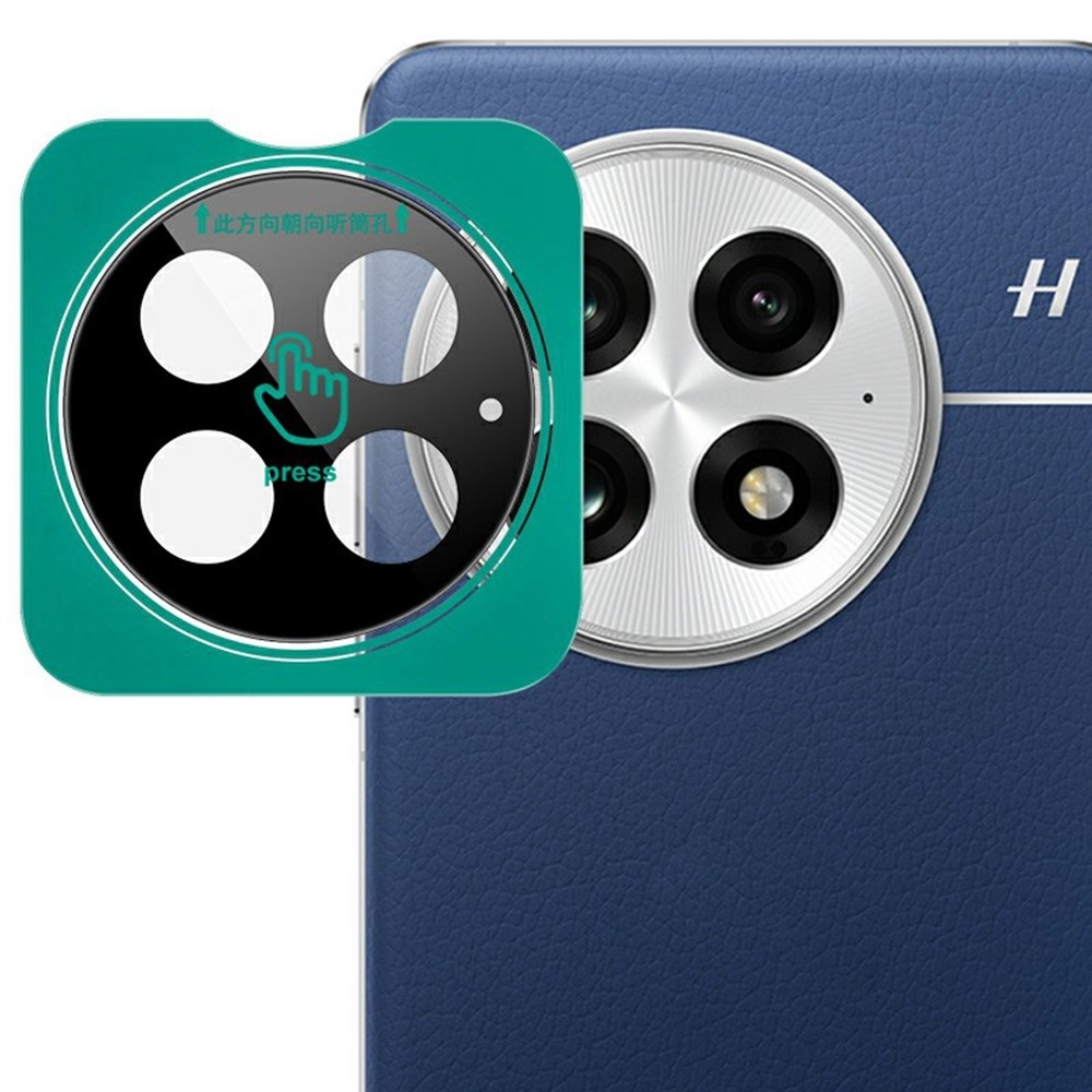 IMK sklo čočky fotoaparátu na mobil OnePlus 13 s aplikačním rámečkem - černé