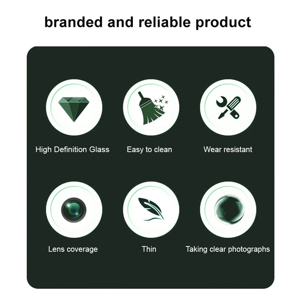 IMK sklo čočky fotoaparátu na mobil OnePlus 13R 5G s aplikačním rámečkem - černé