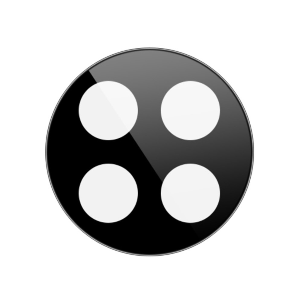 IMK sklo čočky fotoaparátu na mobil OnePlus 13R 5G s aplikačním rámečkem - černé