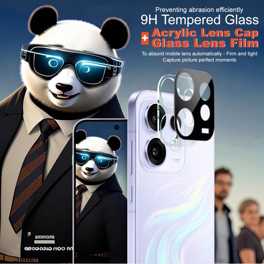 IMK sklo čočky fotoaparátu na mobil Oppo Reno 16 5G - černé