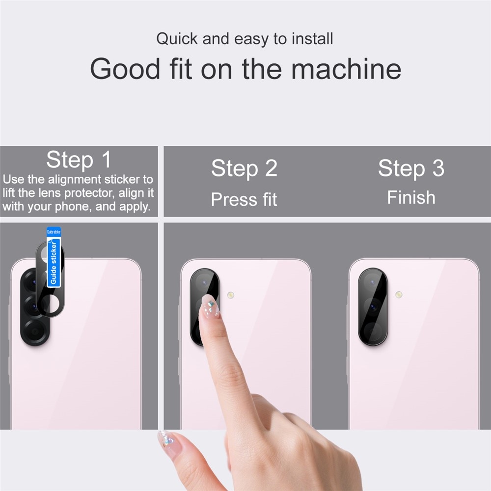 IMK sklo čočky fotoaparátu na mobil Samsung Galaxy A27 - černé