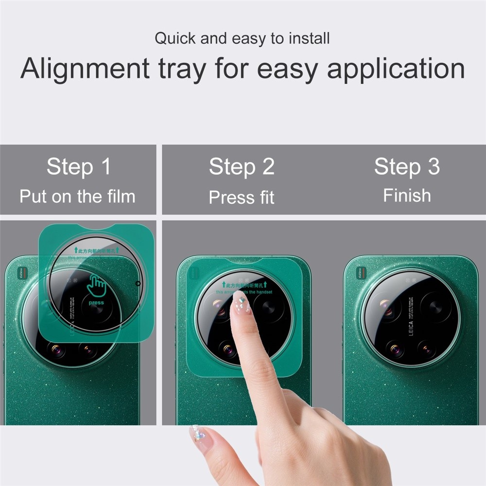 IMK sklo čočky fotoaparátu na mobil Xiaomi 17 Ultra s aplikačním rámečkem