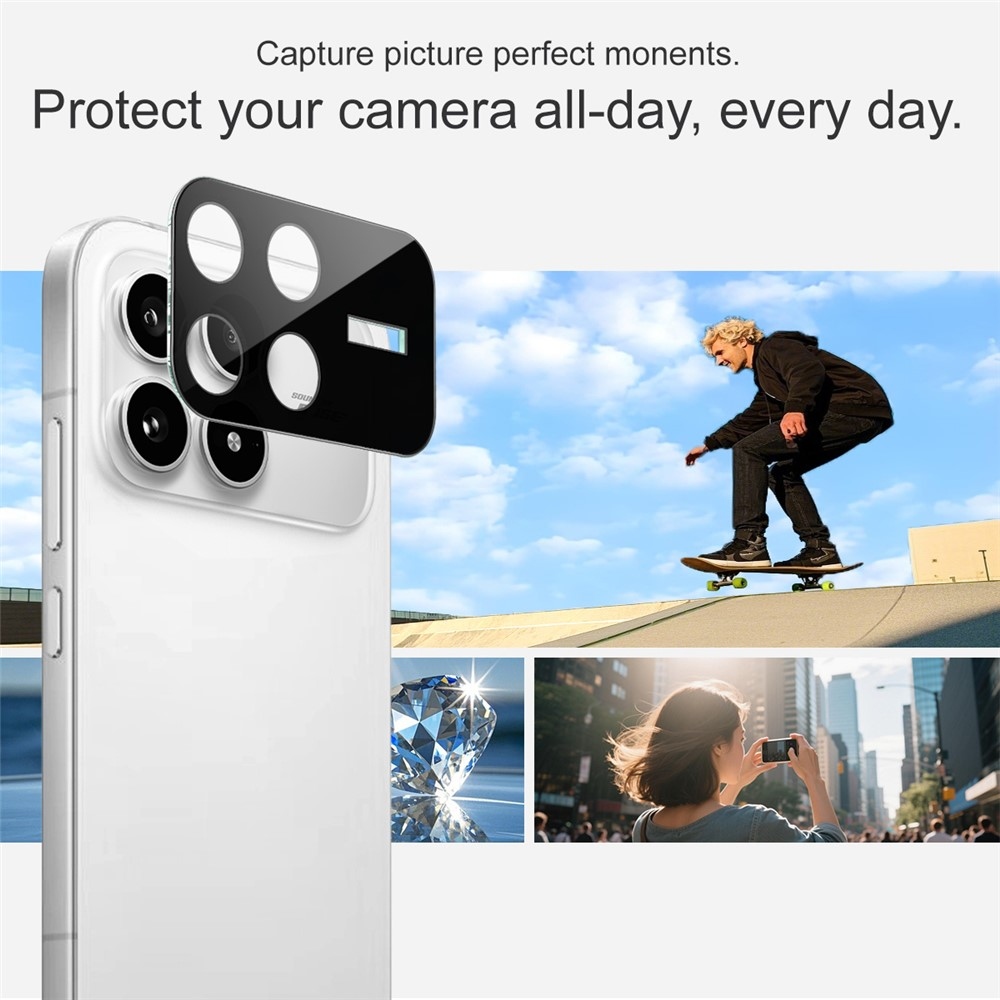 IMK sklo čočky fotoaparátu na mobil Xiaomi Poco F8 Pro 5G - černé